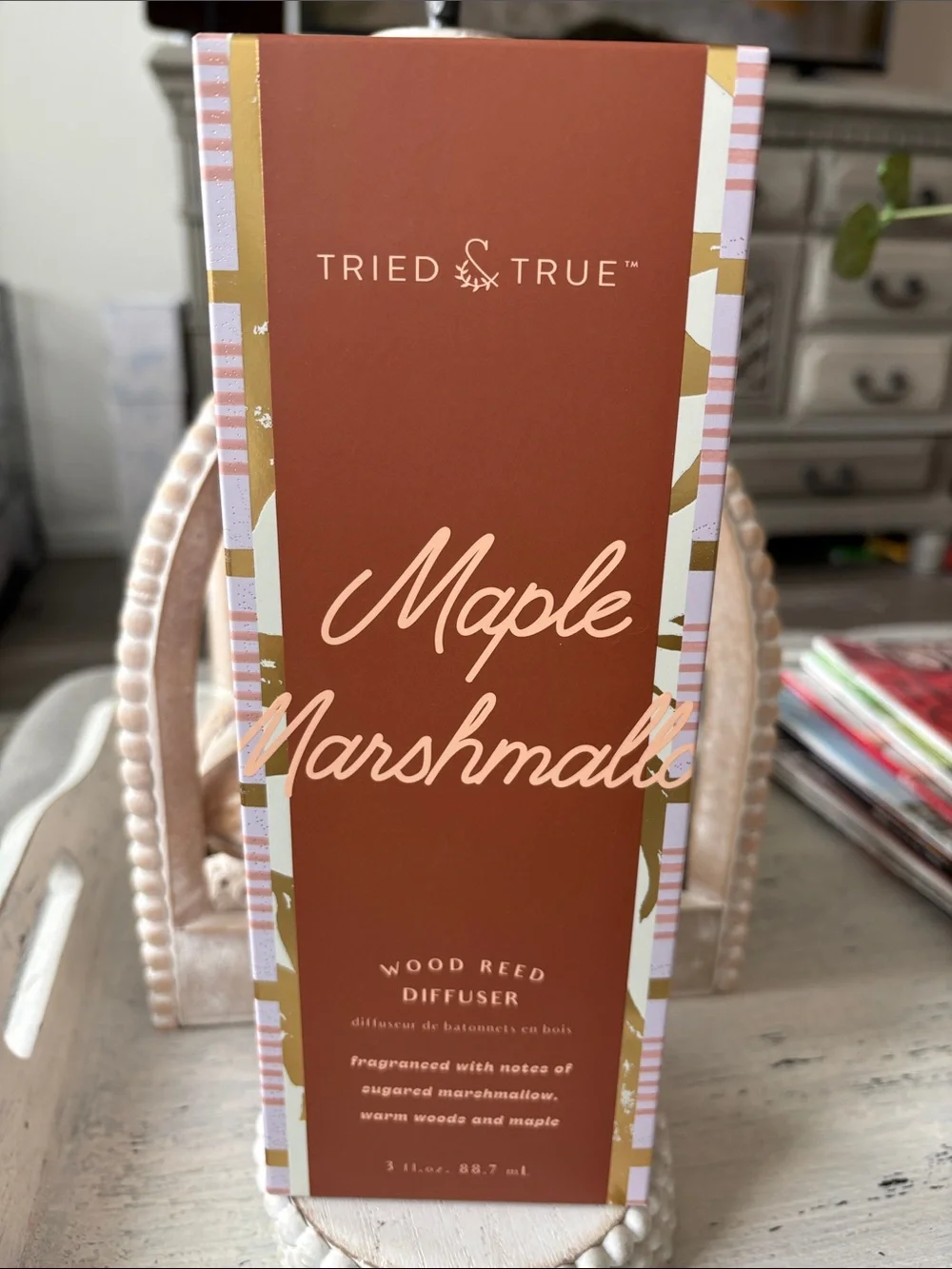 Tried & True Maple Marshmallow Wood Reed Diffuser